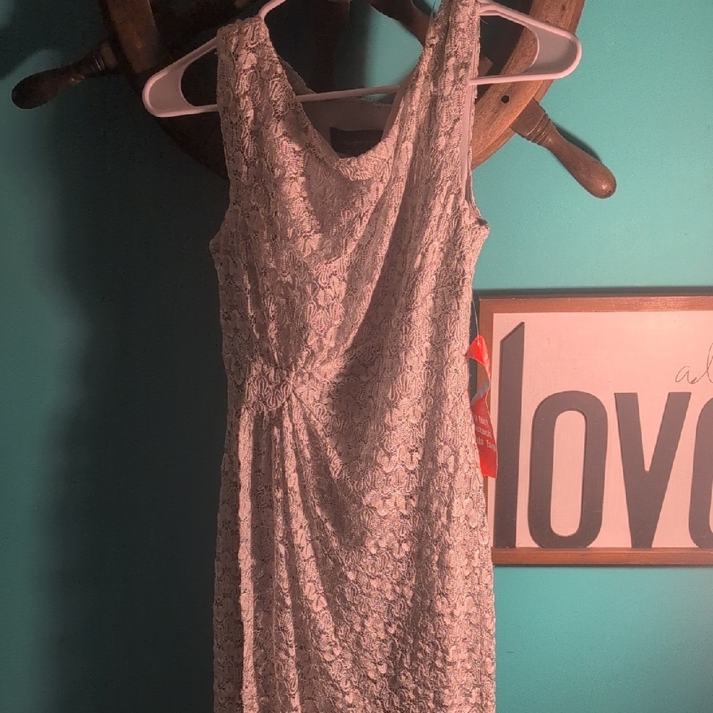 Connected Apparel💍Textured Sleeveless Dress